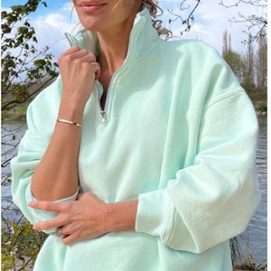 SLOPPY JOE  Diana Zip Neck Sweatshirt - Size 1 - MINT - SOLD OUT